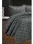 Berat 3 Parça Çift Kişilik Pike Takımı 240 x 260 Antrasit 1
