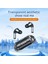 TM20 Şeffaf Kabuk Yarı Kulak Içi Bluetooth Kulaklık Dokunmatik Kontrollü Kablosuz Kulaklıklar - Beyaz (Yurt Dışından) 2