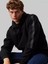 Erkek Logo Tape Hoodıe Sweatshirt-Siyah 3