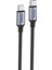Metal Başlık Örgülü Kablo Type-C Type-C X95 1.2m Metal Head Braıded Cable (60W / PD20W) 1