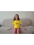 Kız Çocuk Pamuk Lolipop Baskılı Kısa Kol Tshirt 3