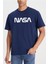 Nasa Baskılı Siyah Tshirt 1