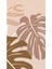 Krem-Bej Desenli Palm Yaprak Kombini 01 |Çerçeveli Cam Tablo 2li Dikey 3