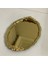 20*25 cm Gold Oval Model 1 Adet Kulplu Sunum Tepsisi 2