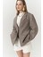 Brenna Füme Keten Blazer 2