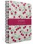 Cherry Spiralli Turkuaz Sert Kapak 120 Yaprak 17 x 24 cm Çizgili Defter 1