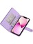 IPhone 13 Bilek Kayışı Kickstand Çok Fonksiyonlu Kart Yuvaları Için Flip Case (Yurt Dışından) 5