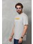 Basic Bisiklet Yaka Oversize T-Shirt - Gri 2