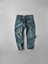 Slim Fit Kısa Paça Yıkamalı Distressed Jean Pantolon Buz Mavi 1