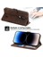 Nokia C21 Kabartmalı Darbeye Bileklik Çoklu Kredi Kartı Için Flip Case (Yurt Dışından) 5