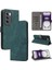 Oppo Oppo 12 5g Pu Deri Kart Yuvaları Için Kılıf Kapak Manyetik Kapatma Rfıd (Yurt Dışından) 1