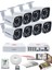 8'li Güvenlik Kamerası Seti - 5mp Sony Seculensli 1080P Full Hd Ahd, 8 Ultra Warm Led, Gece Görüşlü, Colorvu Teknolojisi, Metal Kasa, Yüz Tanıma, V1 1