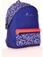 Hat Sırt Çantası Navy Blue Flowers K1664 5