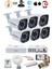6 Kameralı Güvenlik Kamerası Seti - 5mp Sony Seculensli 1080P Full Hd Ahd, 8 Ultra Warm LED , Gece Renkli, colorvu Teknolojisi, Metal Kasa, V1 2