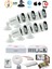 6 Kameralı Set 5mp Sony Seculensli 1080P, 4 Warm Led, Gece Renkli, Full Hd Ahd Güvenlik Kamerası Seti, Colorvu, V1 2