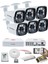 6 Kameralı Set 5mp Sony Seculensli 1080P Full Hd, 6 Atom Led, Ahd Güvenlik Kamerası Seti, Gece Görüşlü, Metal Kasa 1