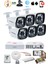 6 Kameralı Set 5mp Sony Seculensli 1080P Full Hd, 6 Atom Led, Ahd Güvenlik Kamerası Seti, Gece Görüşlü, Metal Kasa 2