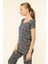 Dalgalı Desenli T-Shirt 2