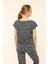 Dalgalı Desenli T-Shirt 4