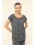 Dalgalı Desenli T-Shirt 1