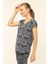 Dalgalı Desenli T-Shirt 3