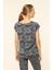 Dalgalı Desenli T-Shirt 4