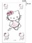 Hello Kitty Karakter Geçici Dövme Tattoo 1