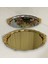 20*25 cm Gold ve Gümüş Oval Kulplu Sunum Tepsisi 2