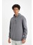 %100 Pamuk Relax Fit Kapüşonlu Baskılı Sweatshirt Y9652AZ24AU 3