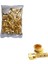 10 Adet Gold-Sarı F Konnektör Rg6-U4 Uyumlu Standart 18 mm Anten Kablosu Jakı Paslanmaz 2