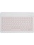 Casper Via S40-A 10.36" Uyumlu Kablosuz Bluetooth Şarj Edilebilir Yuvarlak Tuşlu Klavye - Pembe 1