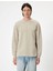 5WAM70095MK Koton Erkek Sweat Bej 3
