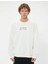 5WAM70094MK Koton Erkek Sweat Beyaz 1