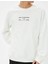 5WAM70094MK Koton Erkek Sweat Beyaz 5