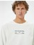 5WAM70094MK Koton Erkek Sweat Beyaz 2