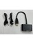 Güç Destekli HDMI VGA Çevirici Güç Destekli HDMI + HDMI + VGA Çevirici 2