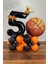 Basketbol Temalı Siyah Rakam Balonlu Karşılama Doğum Günü Seti Kral Taçlı 1