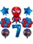 Örümcekadam Balon Karşılama Seti Spiderman Mavi Rakam Balon 1