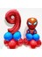 Örümcek Adam Balon Karşılama Seti Rakam Balon Spiderman Balon 1