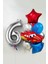 Şimşek Mcqueen Arabalar Temalı Balon Seti 76CM Gümüş Rakam Balonlu Yıldızlı Set 1