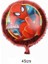 Örümcekadam Karşılama Seti Spiderman Kırmızı Rakam Folyo Balon 5