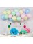 Makaron Balon Konsept Makaron Balonzinciri Lila Pembe Yeşil Mavi Somon Sarı 1