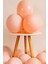 Makaron Somon Balon Krom Gold Balon Pastel Turuncu Balon Zinciri Seti 2