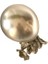 Makaron Somon Balon Krom Gold Balon Pastel Turuncu Balon Zinciri Seti 5
