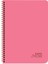 Pastel Show Spiralli Pembe Plastik Kapak 72 Yaprak A5 Çizgili Defter 1