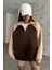 Sun Victoria Dik Yaka Oversize 3 Iplik Şardonlu Sweatshirt 3