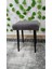 Metal Ayak Teddy Kumaş Dekoratif Çok Amaçlı Peluş Puf Tabure Bench Koltuk Sandalye 5