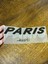 18X6 cm Ütü Ile Yapışan Paris Yazılı Transfer Baskı Arma 1