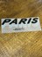 18X6 cm Ütü Ile Yapışan Paris Yazılı Transfer Baskı Arma 2