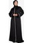 Harika Wear Parlak Stras Siyah Abaya Ferace 4